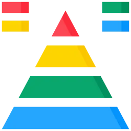 Free Pyramid Chart  Icon