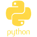 Free Python Plain Wordmark Icon