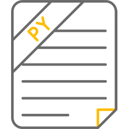 Free Python File Icon - Download in Dual Tone Style