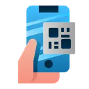 Free Qr Code Scan Phone Icon
