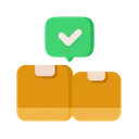 Free Quality Control Check Package Verify Parcel Icon