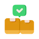 Free Quality Control Check Package Verify Parcel Icon