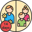 Free A Social Distancing Quarantine Person Social Distance Icon