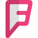 Free Foursquare Logo Social Medias Sociaux Icône