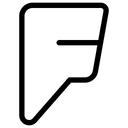 Free Foursquare Logo Icône