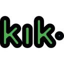 Free Kik Logotipo De Midia Social Logotipo Ícone