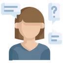 Free Client Questions Requete Icon