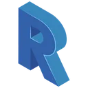 Free R Letter  Icon