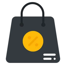 Free Rabatt tasche  Symbol