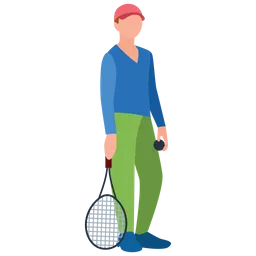 Free Racket Playing  Icon