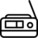 Free Radio Fm Electric Icon