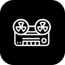 Free Radio Frequency Tape Icon