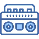 Free Radio Retro Boom Box Icon