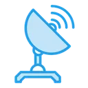 Free Radio Satellite Electric Icon