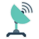 Free Radio Satellite Electric Icon