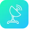 Free Radio Satellite Electric Icon