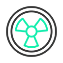 Free Radioactif Chimie Science Icon