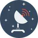 Free Radio Satellit Elektro Symbol