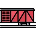 Free Railway Carriage Freight Carriage Freight Train Icon