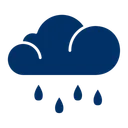Free Rain Cloud Rainfall Icon