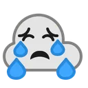 Free Rain Cloud Cry Icon