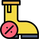 Free Rain Boots Clothes Discount Icon