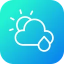 Free Rain Cloud Clouds Icon