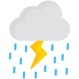 Free Rain with storm  Icon