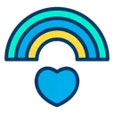 Free Love Marriage Rainbow Icon