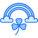 Free Rainbow Weather Cloud Icon