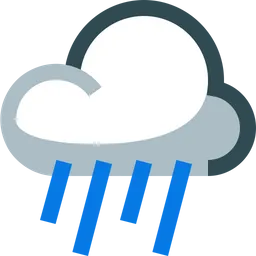 Free Rainy Icon - Download in Colored Outline Style