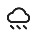 Free Weather Rain Cloud Icon