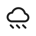 Free Weather Rain Cloud Icon