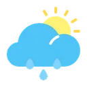 Free Rainy Weather Weather Forecast Icon