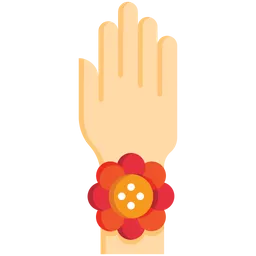 Free Rakhi zur Hand  Symbol