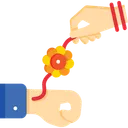 Free Rakkhi On Hand Rakshabandhan Rakhi Icon