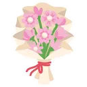 Free Pegatina De Flor Rosa Flor Rosa Icono