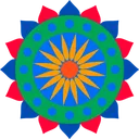 Free Rangoli Aufkleber Diwali Symbol