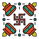 Free Rangoli  Icône