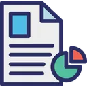 Free Rapporto Rapporto Grafico Rapporto Aziendale Icon