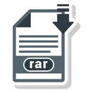Free Rar File Format Icon