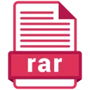 Free Rar、ファイル、フォーマット アイコン