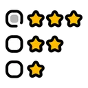 Free Rating Review Testimonial Icon