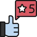 Free Rating Star  Icon