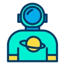 Free Saturn Mensch Astronaut Symbol