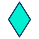 Free Diamant Raute Form Symbol