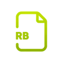 Free Rb File Format Icon