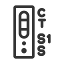 Free RDT-Ergebnis positiv  Symbol