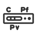 Free RDT-Ergebnis PV rechteckig  Symbol