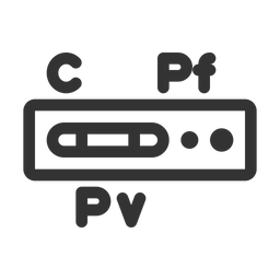 Free Rdt Result Pf Rectangular  Icon